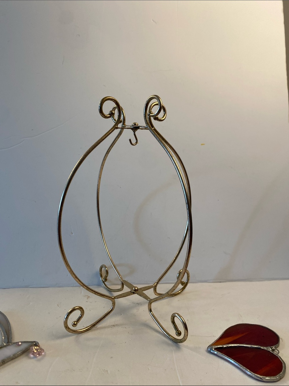 Gold Metal Decorative Plate or Frame Stand